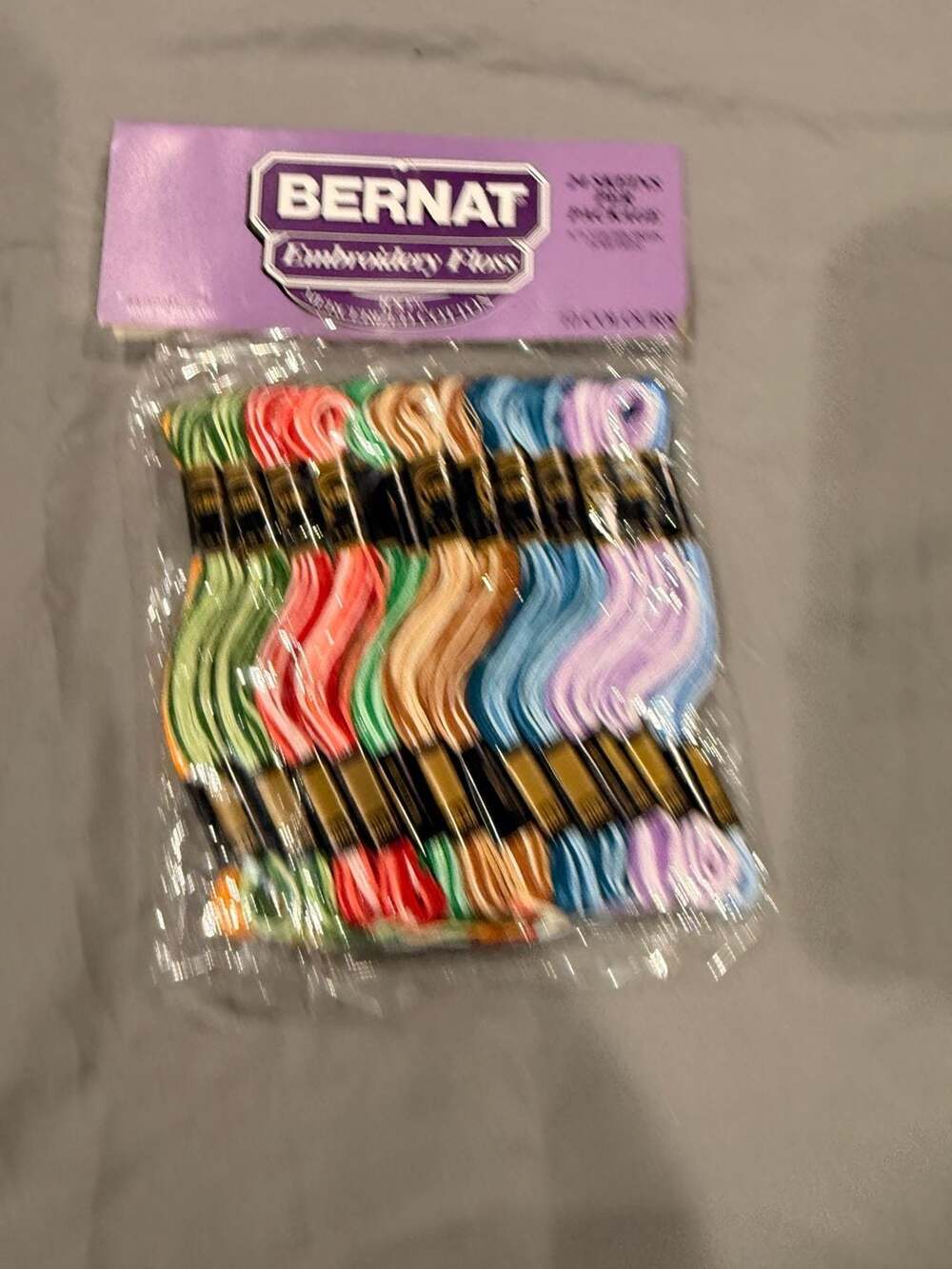 Bernat Embroidery Floss 36 Skeins Pack Assorted Colors